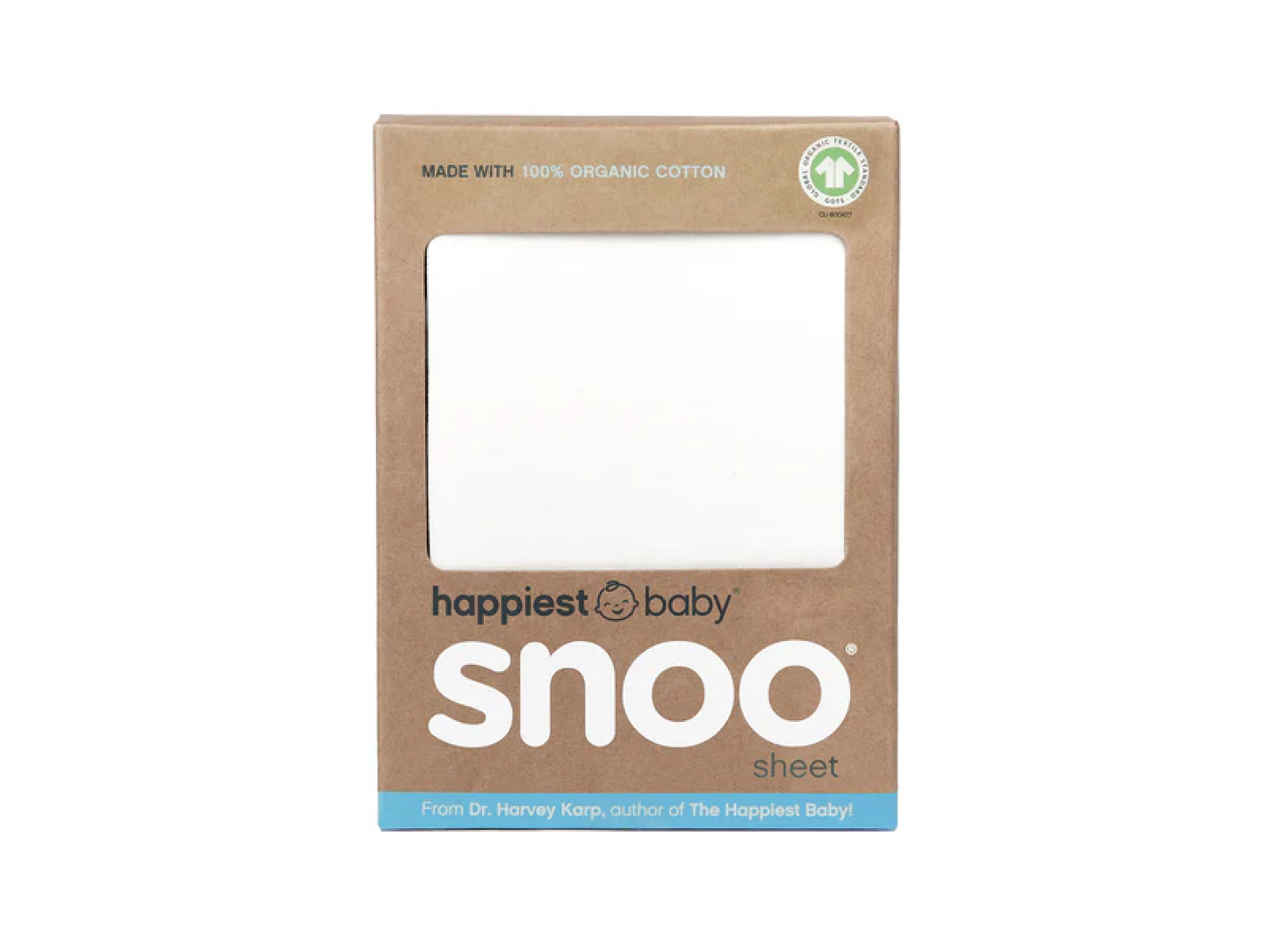 100% Organic Cotton SNOO Baby Cot Fitted Sheet