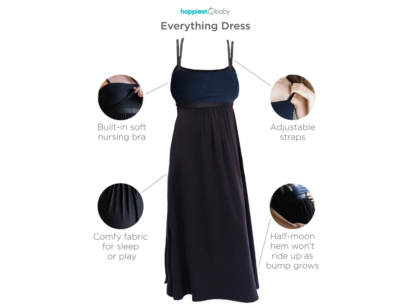 Everything Dress: Camisole Dress for Pregnancy and Nursing
