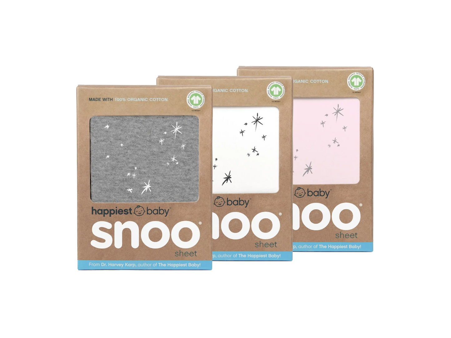 SNOO Organic Baby Cot Sheets 3 Pack
